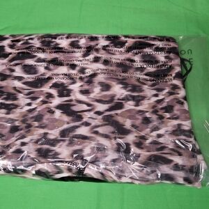 Stretch Leggings Yoga Pants - Earthy Animal - Size XL